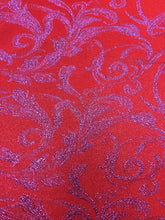 Brocade - 54-inches Wide Red Fuchsia